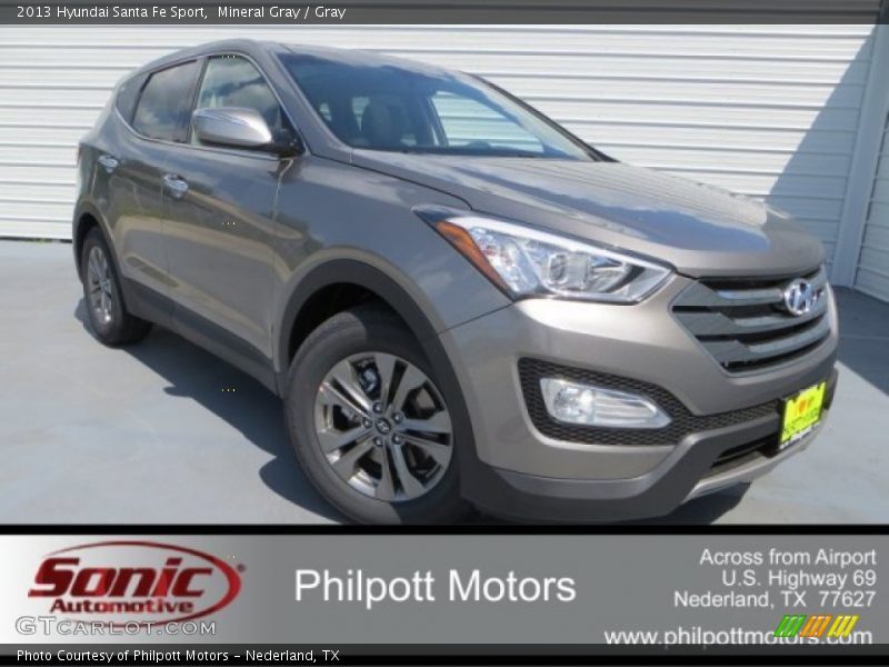 Mineral Gray / Gray 2013 Hyundai Santa Fe Sport
