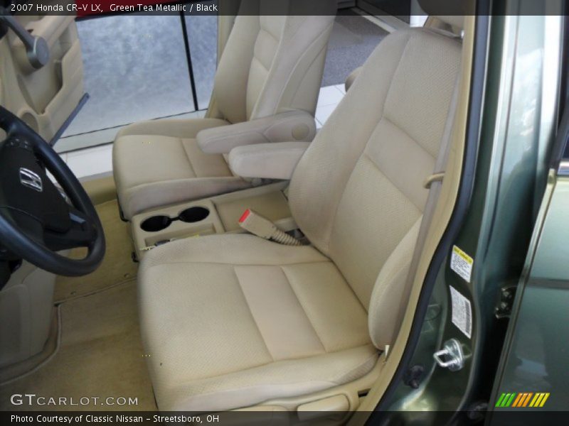 Green Tea Metallic / Black 2007 Honda CR-V LX