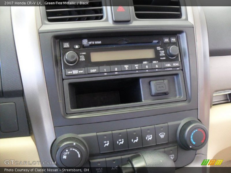 Green Tea Metallic / Black 2007 Honda CR-V LX