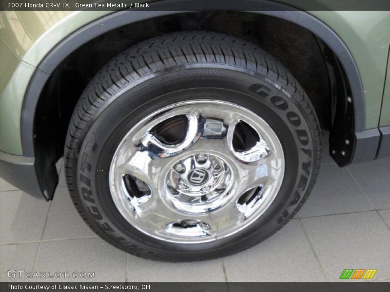 Green Tea Metallic / Black 2007 Honda CR-V LX