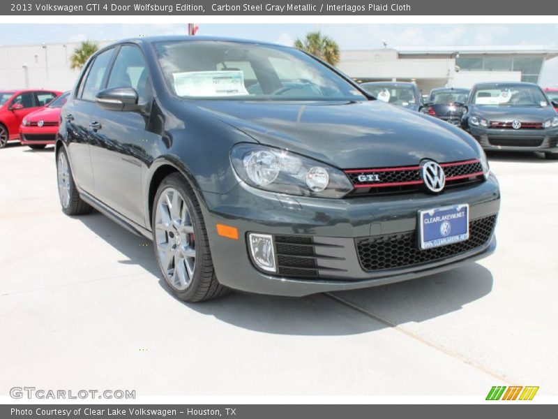 Carbon Steel Gray Metallic / Interlagos Plaid Cloth 2013 Volkswagen GTI 4 Door Wolfsburg Edition