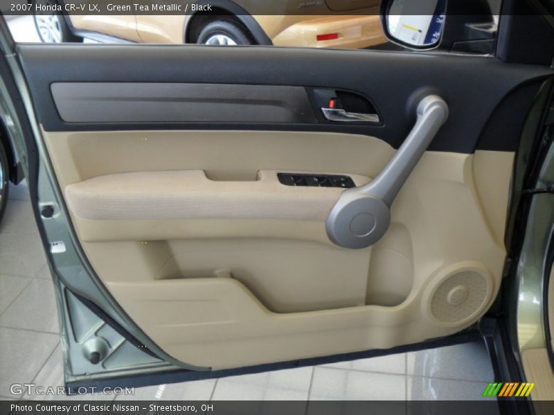 Green Tea Metallic / Black 2007 Honda CR-V LX