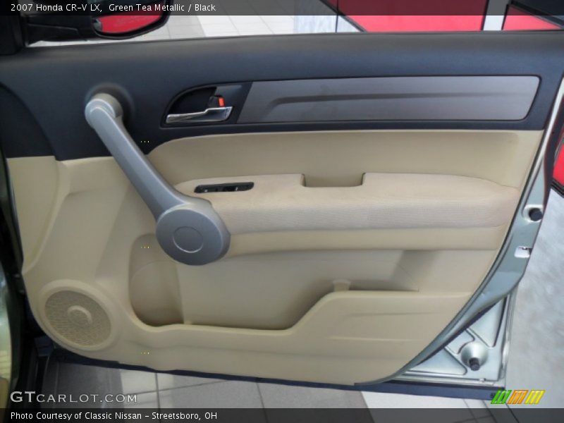 Green Tea Metallic / Black 2007 Honda CR-V LX