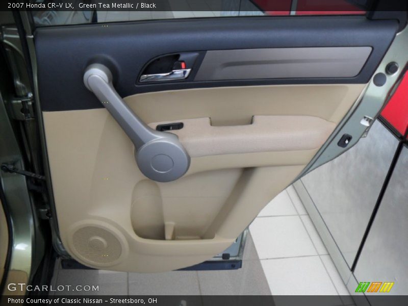 Green Tea Metallic / Black 2007 Honda CR-V LX