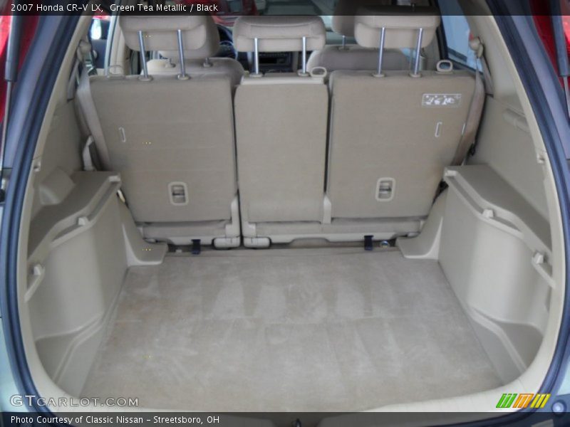Green Tea Metallic / Black 2007 Honda CR-V LX