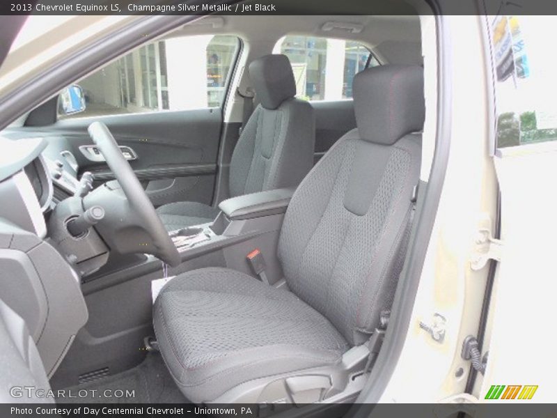 Champagne Silver Metallic / Jet Black 2013 Chevrolet Equinox LS