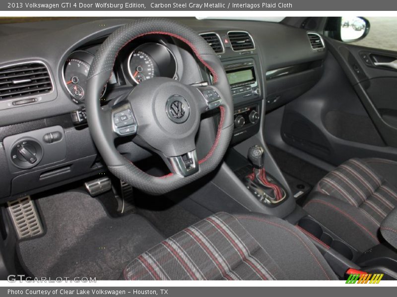 Interlagos Plaid Cloth Interior - 2013 GTI 4 Door Wolfsburg Edition 