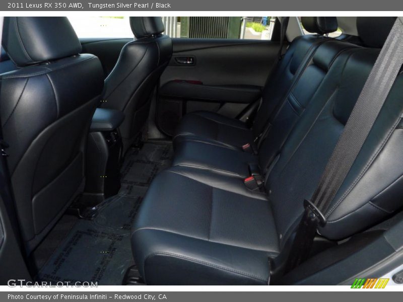 Tungsten Silver Pearl / Black 2011 Lexus RX 350 AWD