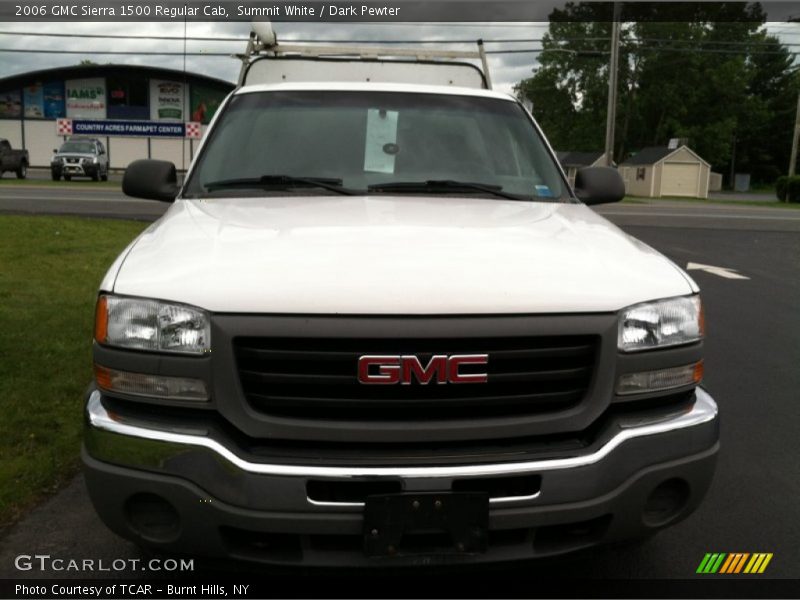 Summit White / Dark Pewter 2006 GMC Sierra 1500 Regular Cab