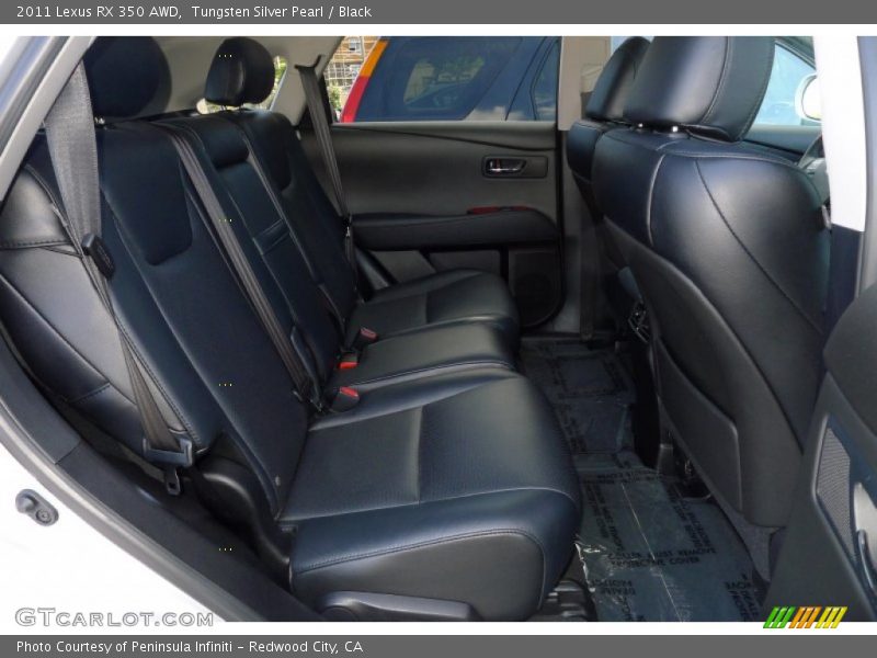 Tungsten Silver Pearl / Black 2011 Lexus RX 350 AWD