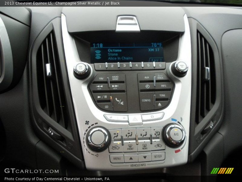 Champagne Silver Metallic / Jet Black 2013 Chevrolet Equinox LS
