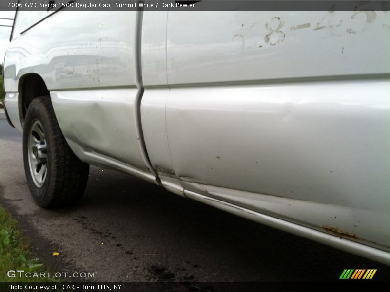 Summit White / Dark Pewter 2006 GMC Sierra 1500 Regular Cab