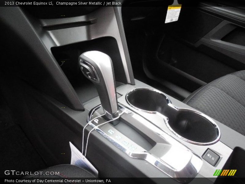 Champagne Silver Metallic / Jet Black 2013 Chevrolet Equinox LS
