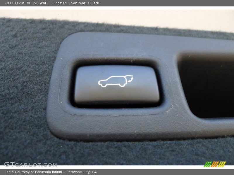 Tungsten Silver Pearl / Black 2011 Lexus RX 350 AWD