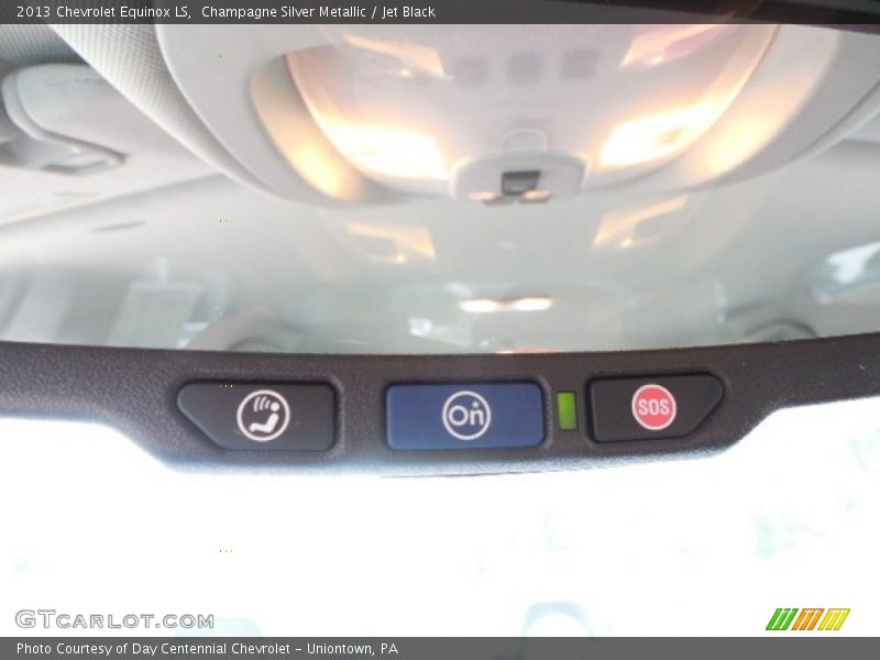 Champagne Silver Metallic / Jet Black 2013 Chevrolet Equinox LS