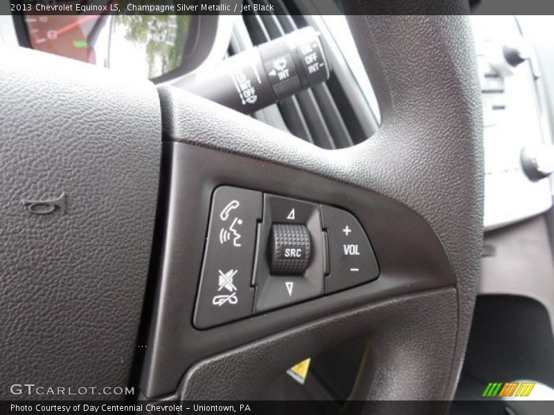 Champagne Silver Metallic / Jet Black 2013 Chevrolet Equinox LS