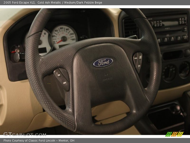 Gold Ash Metallic / Medium/Dark Pebble Beige 2005 Ford Escape XLS