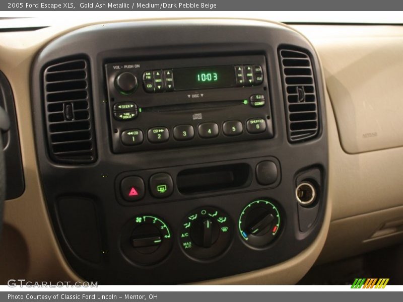Controls of 2005 Escape XLS
