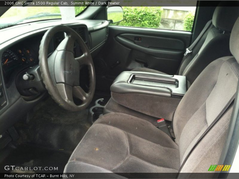 Summit White / Dark Pewter 2006 GMC Sierra 1500 Regular Cab