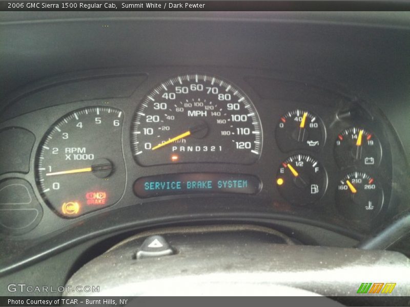 Summit White / Dark Pewter 2006 GMC Sierra 1500 Regular Cab