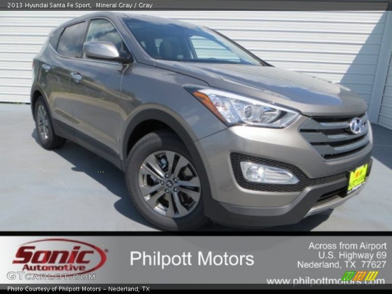 Mineral Gray / Gray 2013 Hyundai Santa Fe Sport
