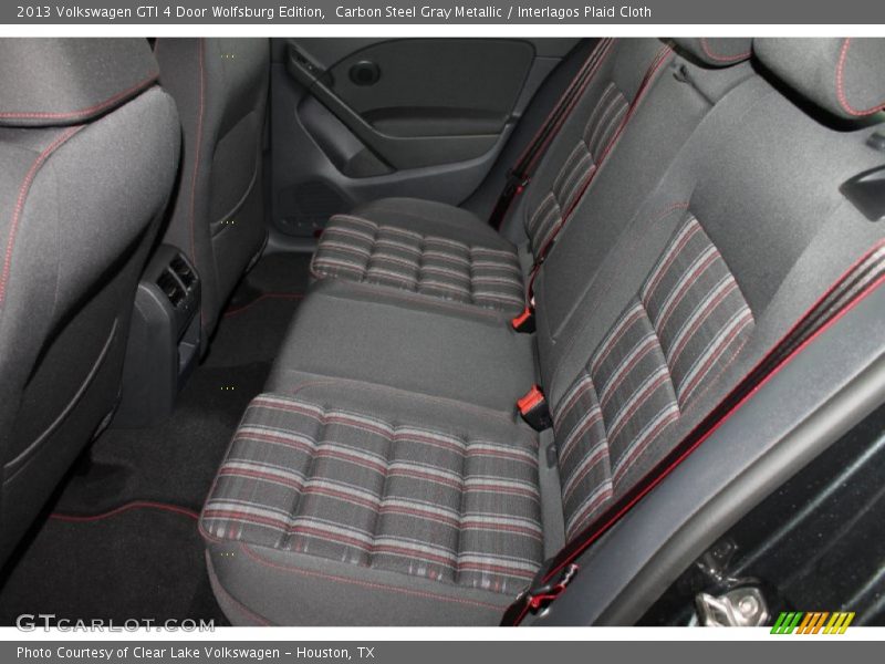 Rear Seat of 2013 GTI 4 Door Wolfsburg Edition