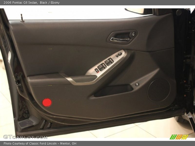 Black / Ebony 2006 Pontiac G6 Sedan
