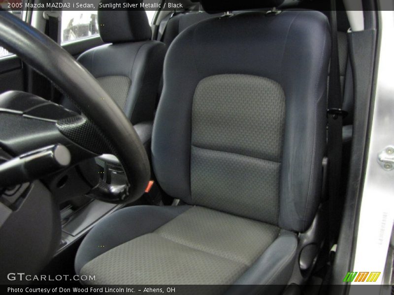 Sunlight Silver Metallic / Black 2005 Mazda MAZDA3 i Sedan
