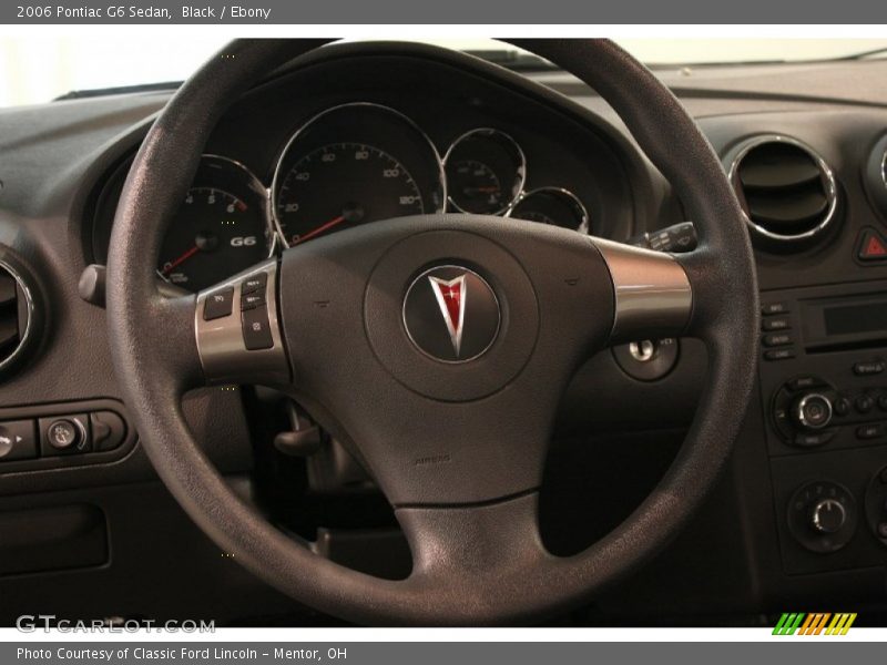 Black / Ebony 2006 Pontiac G6 Sedan