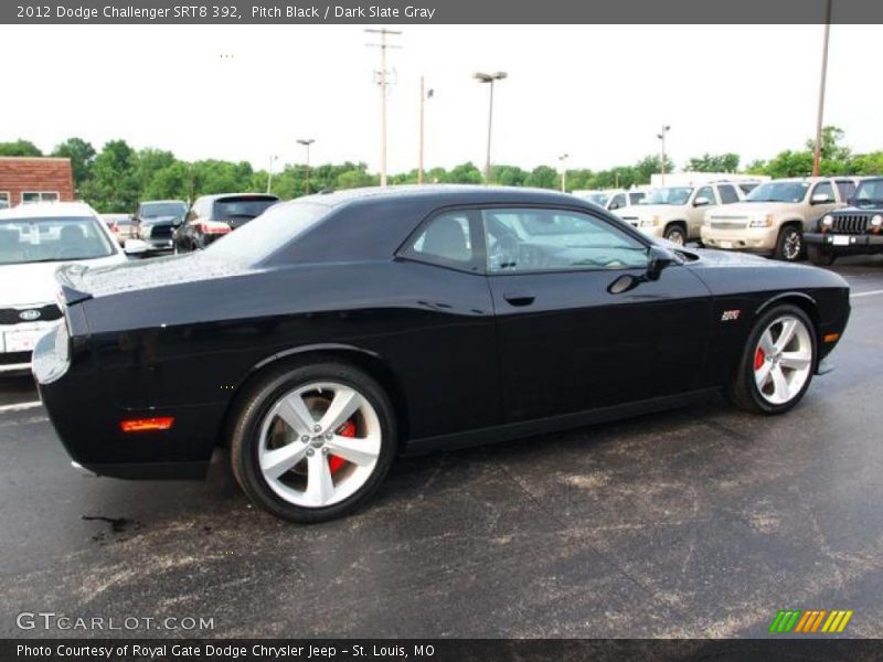 Pitch Black / Dark Slate Gray 2012 Dodge Challenger SRT8 392