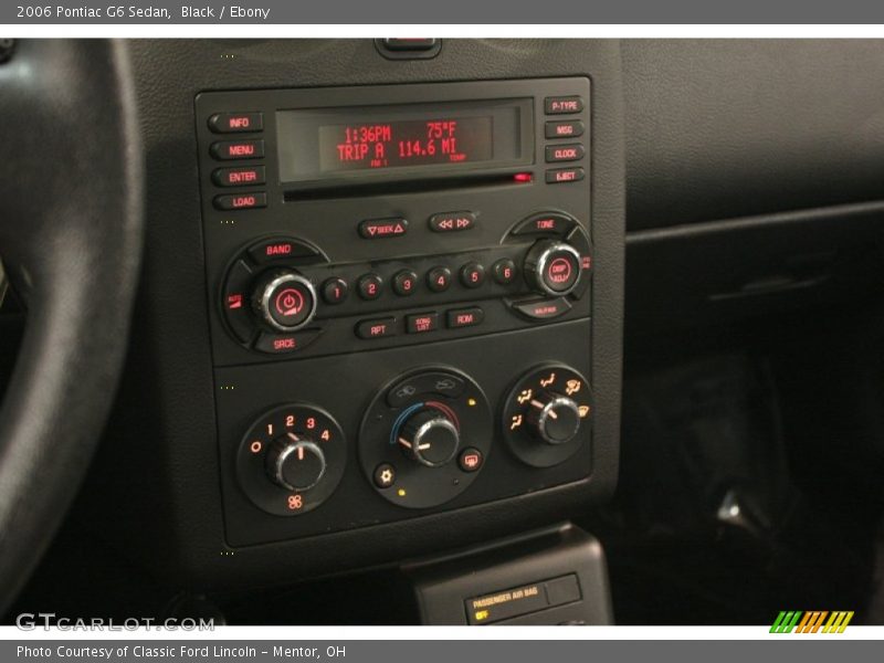 Black / Ebony 2006 Pontiac G6 Sedan