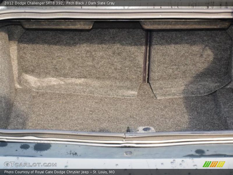 Pitch Black / Dark Slate Gray 2012 Dodge Challenger SRT8 392