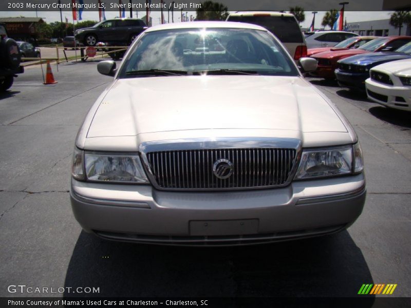 Silver Birch Metallic / Light Flint 2003 Mercury Grand Marquis LS