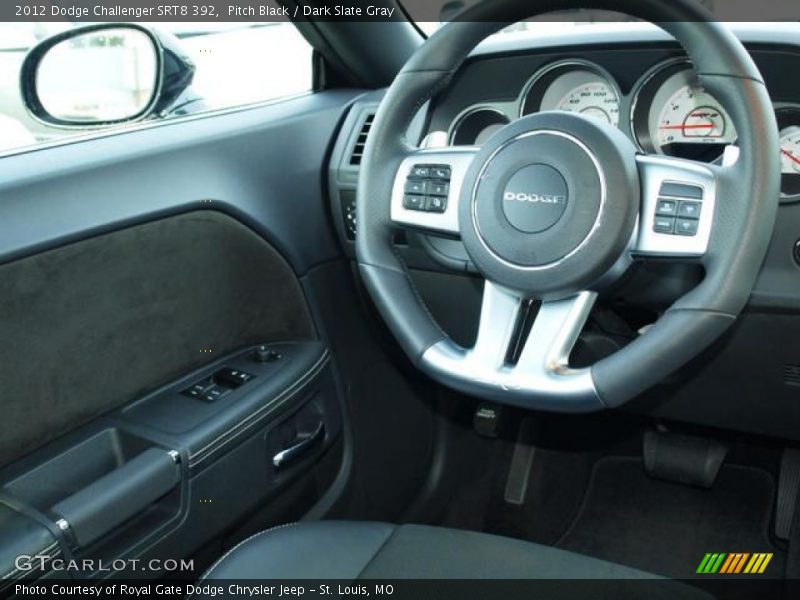 Pitch Black / Dark Slate Gray 2012 Dodge Challenger SRT8 392