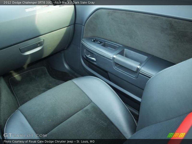 Pitch Black / Dark Slate Gray 2012 Dodge Challenger SRT8 392