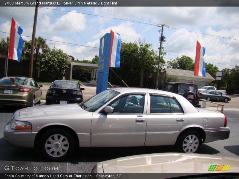 Silver Birch Metallic / Light Flint 2003 Mercury Grand Marquis LS