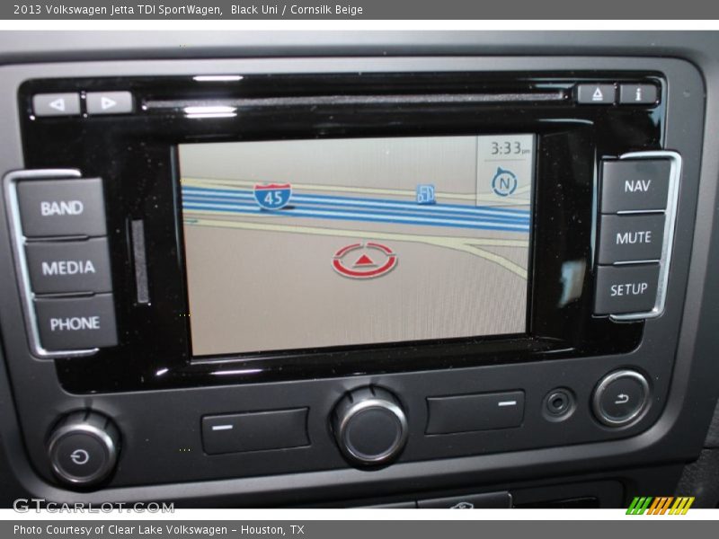 Black Uni / Cornsilk Beige 2013 Volkswagen Jetta TDI SportWagen