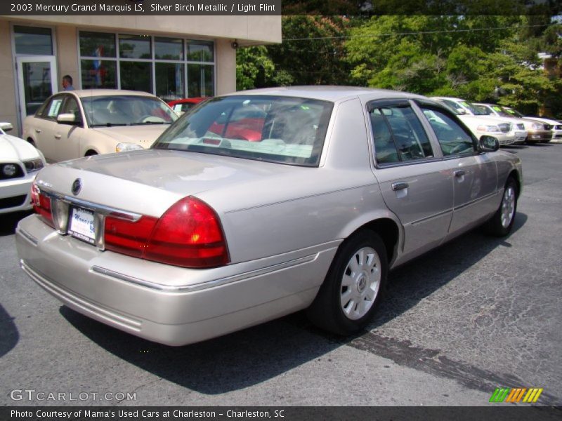 Silver Birch Metallic / Light Flint 2003 Mercury Grand Marquis LS