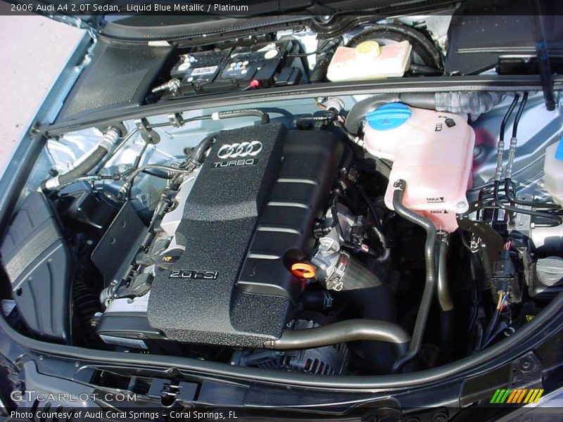 Liquid Blue Metallic / Platinum 2006 Audi A4 2.0T Sedan