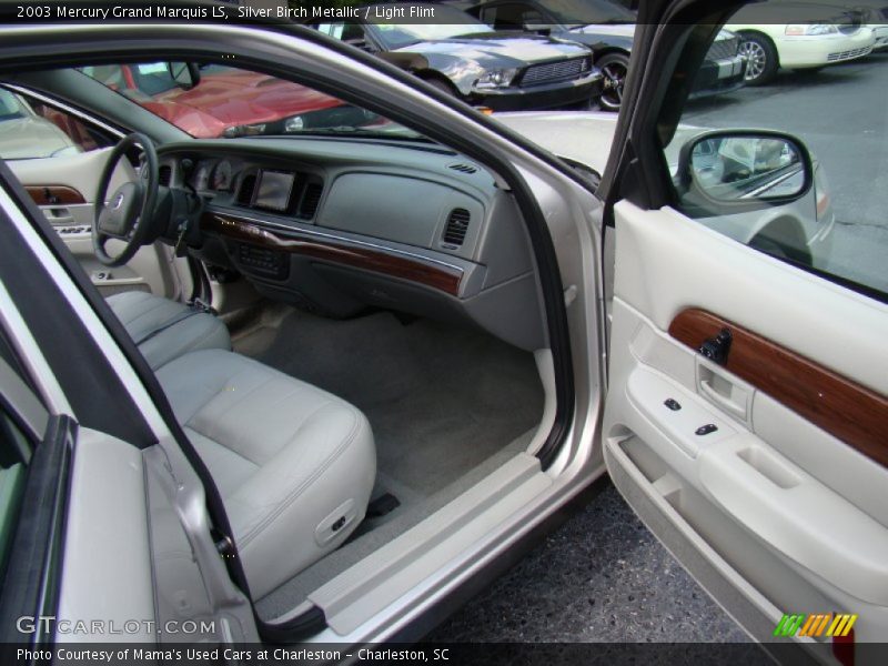 Silver Birch Metallic / Light Flint 2003 Mercury Grand Marquis LS