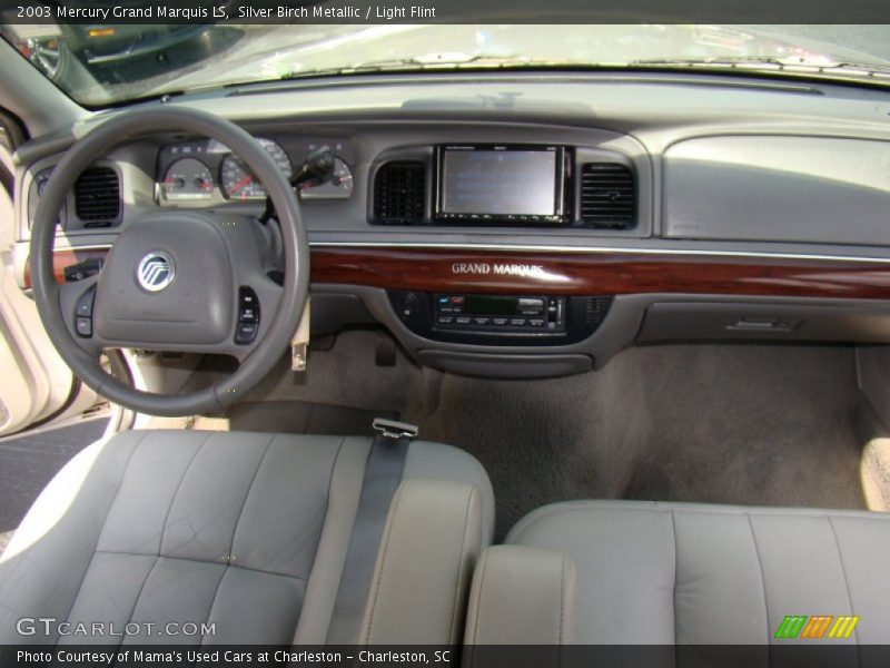 Silver Birch Metallic / Light Flint 2003 Mercury Grand Marquis LS