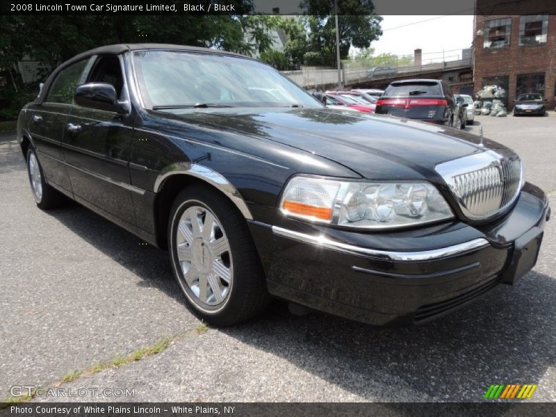 Black / Black 2008 Lincoln Town Car Signature Limited