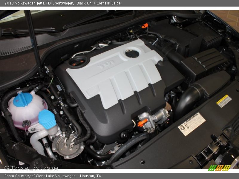 Black Uni / Cornsilk Beige 2013 Volkswagen Jetta TDI SportWagen