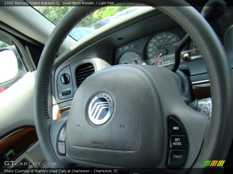 Silver Birch Metallic / Light Flint 2003 Mercury Grand Marquis LS