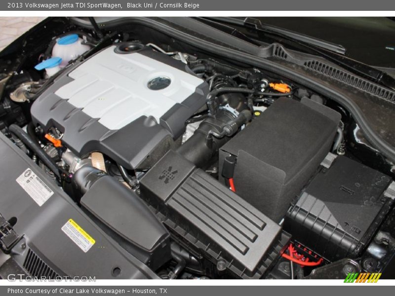 Black Uni / Cornsilk Beige 2013 Volkswagen Jetta TDI SportWagen