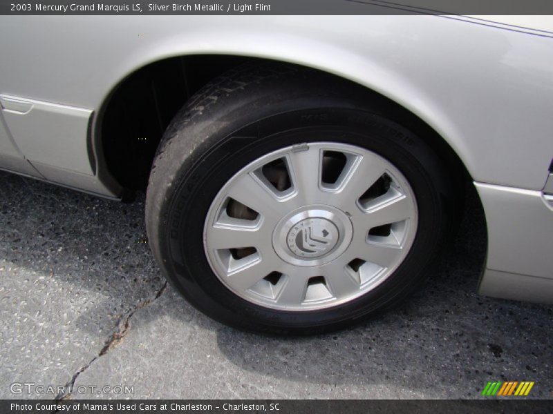 Silver Birch Metallic / Light Flint 2003 Mercury Grand Marquis LS