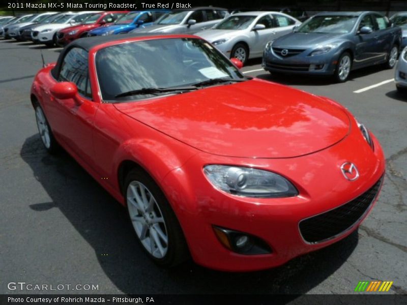 Front 3/4 View of 2011 MX-5 Miata Touring Roadster