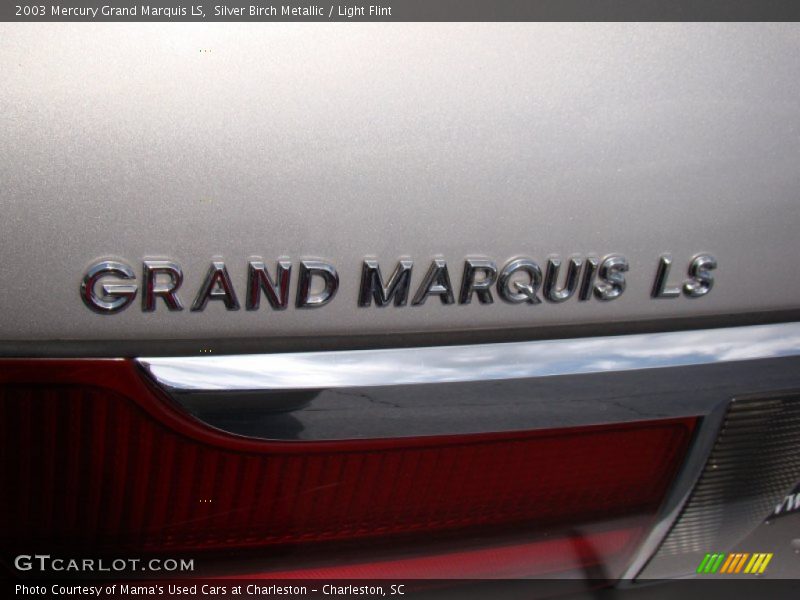Silver Birch Metallic / Light Flint 2003 Mercury Grand Marquis LS