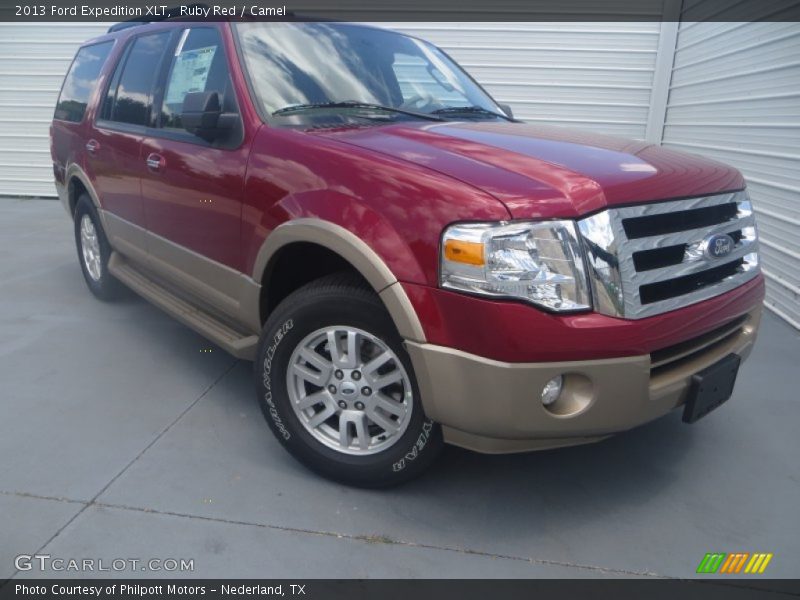 Ruby Red / Camel 2013 Ford Expedition XLT