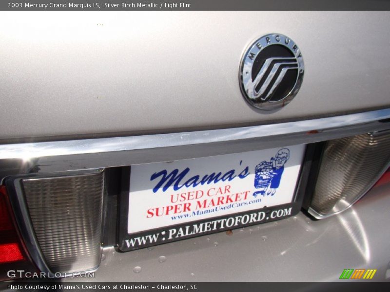 Silver Birch Metallic / Light Flint 2003 Mercury Grand Marquis LS